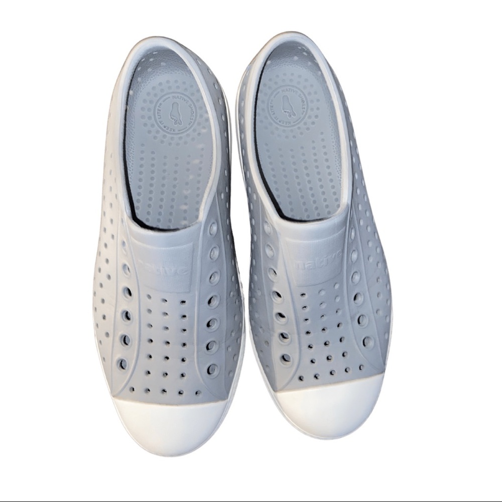 COPY - Kids Native shoes, Gray,  size J 4